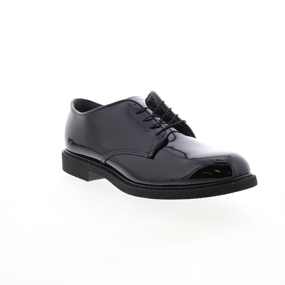 Altama Mens O2 High Gloss Oxford Black Shoes (NWT) - Picture 2 of 7